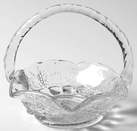 Paneled Grape Clear by Plum Glass Company