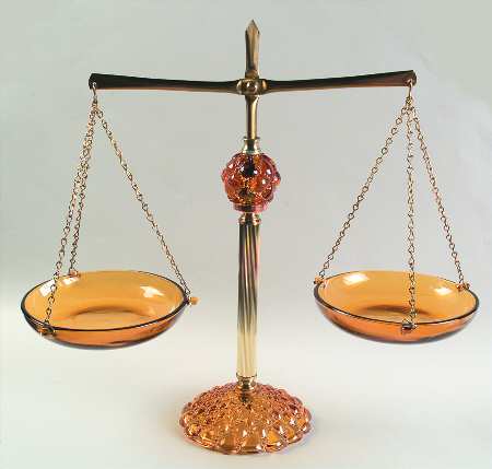 Scale of Justice by Princess House