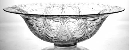 Engraved Unknown C by Pairpoint-Gunderson Crystal