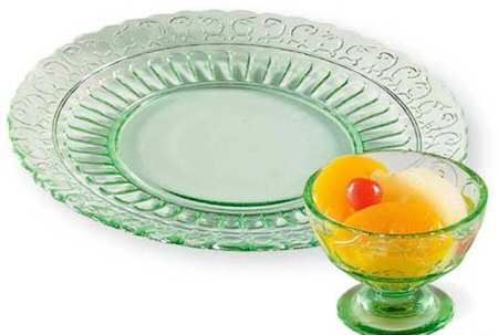 Depression Glass Collection Salad/Dessert Plate