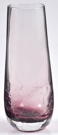 Purple Crackle 6" Bud Vase