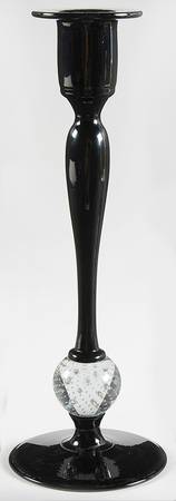 B1627 Black Clear by Pairpoint-Gunderson Crystal