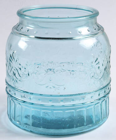 Cassie Teal Medium Canister No Lid