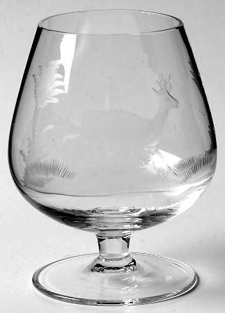 Americana-American Brandy Glass