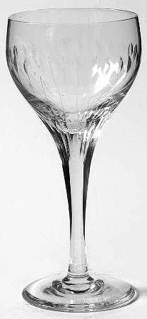 Lotus Cut Cordial Glass