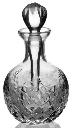 Gallia Round Perfume Bottle & Stopper by Rogaska