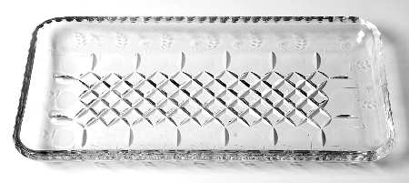 Gallia 13" Rectangular Tray by Rogaska