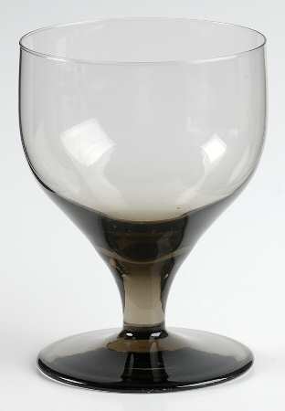 Black Tulip Wine Glass