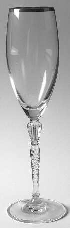 Oxford Platinum Fluted Champagne