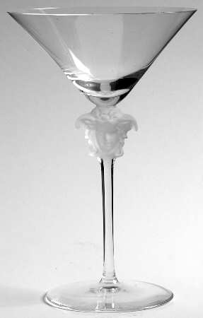 Medusa Lumiere Clear Martini Glass