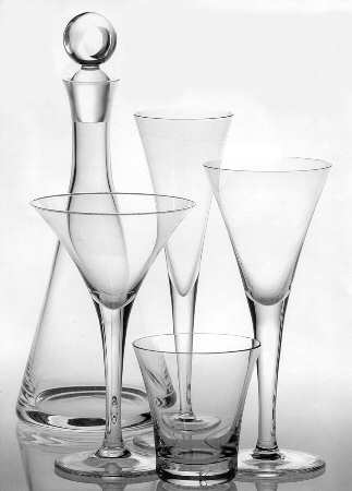 Fusion Ice Platinum Martini Glass