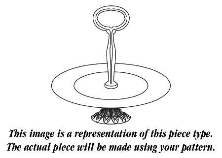 Cranberry Crown Salad Plate Tidbit HC