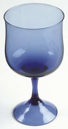 Evening Blue Wine Glass by Royal Worcester