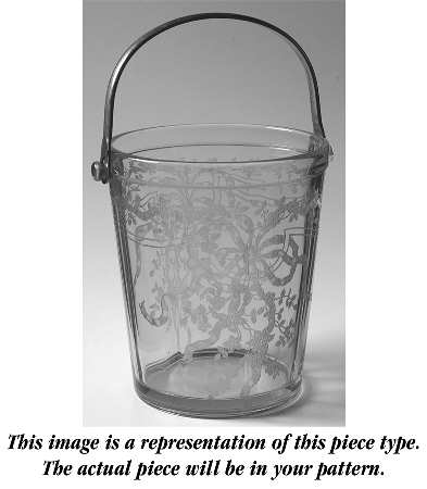 Fairfax Green (line 2375) Ice Bucket with Detachable Handle