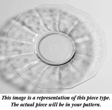 Meadow Rose Clear Mayonnaise Underplate Only