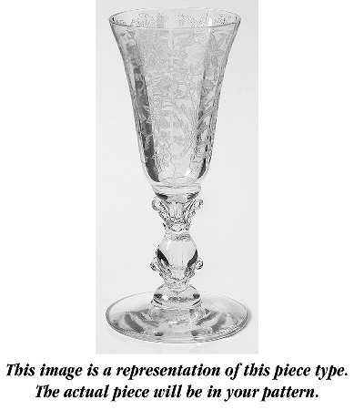 Portia Clear (Stem 3121 Gold Trim) Brandy Glass