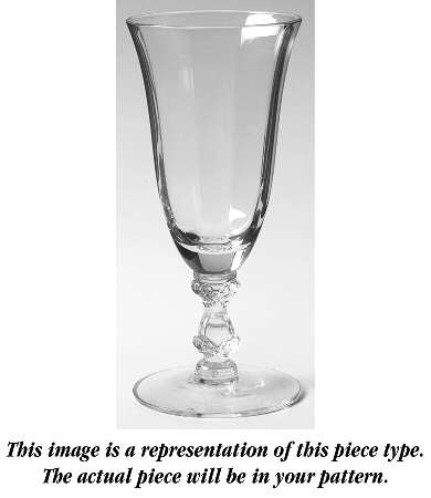 Elaine Clear (Gold Encrusted, Stem 3121) Juice Glass