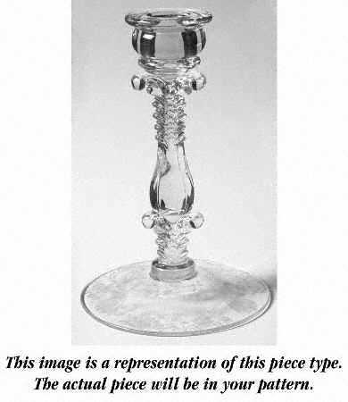 Diane Heatherbloom (Purple) 7" Single Light Candlestick