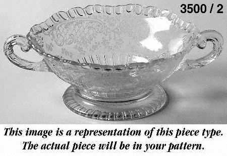 Gadroon Clear (Gold Trim) Craem Soup Bowl (Shape 3500)