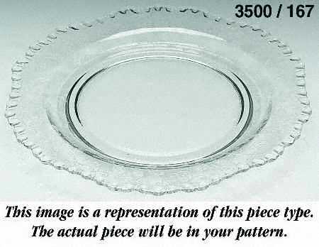 Gadroon Clear (Gold Trim) 7" Salad Plate (Shape 3500)