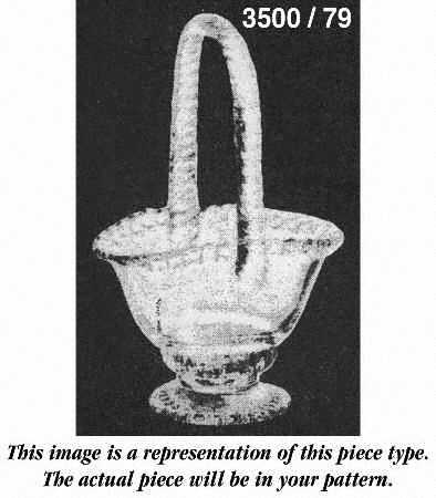 Elaine Clear (Stem 3500) 3" Handled Basket