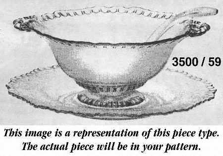 Diane Heatherbloom (Purple) Ftd Mayonnaise & Underplate w/Ladle (Shape 3500)