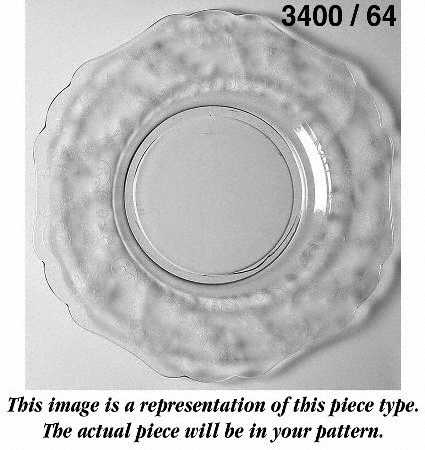 3400 Heatherbloom 3400 10 1/2" Service Plate