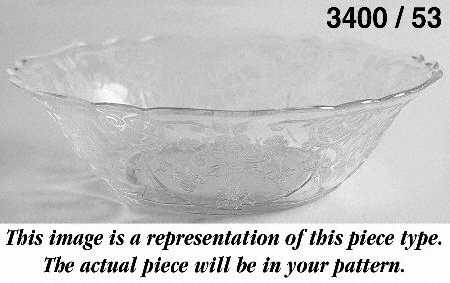 Gloria Heatherbloom  (Stem 3035) 6" Cereal Bowl (Shape 3400)