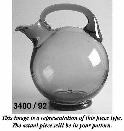 3400 Heatherbloom 3400/92 32 Oz Decanter No Stopper