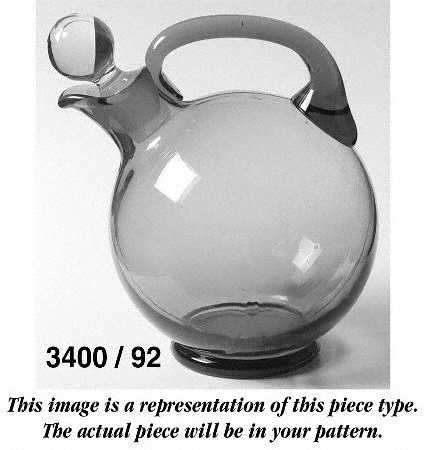 Diane Heatherbloom (Purple) 3400/92 32 Oz Decanter & Stopper