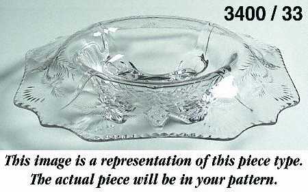 3400 Heatherbloom 3400 11" Rolled Edge Bowl