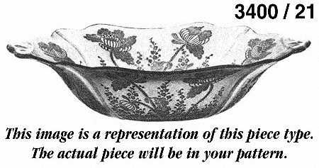 Gloria Green (Forest) (Stem 1066) 3400 9" Salad Bowl