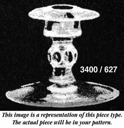Gloria Heatherbloom  (Stem 3035) 4" Candlestick (Shape 3400)