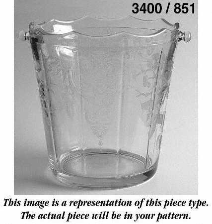Gloria Heatherbloom  (Stem 3035) 3400/851 Ice Bucket, No Handle