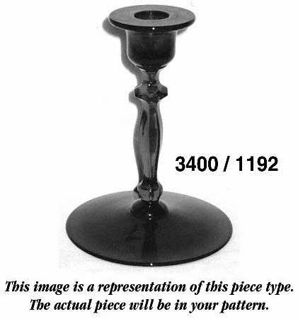 Elaine Clear (Stem 3500) 3400/1192 5" Candlestick