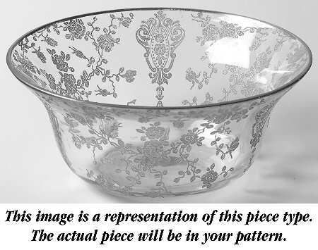 Decoration 1037 Ruby Shape 3500 Flat Finger Bowl Only