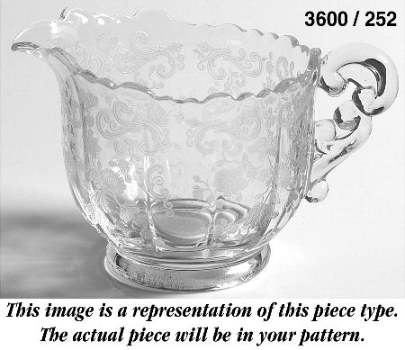 Martha Emerald Green Martha/252 Plain Foot Creamer