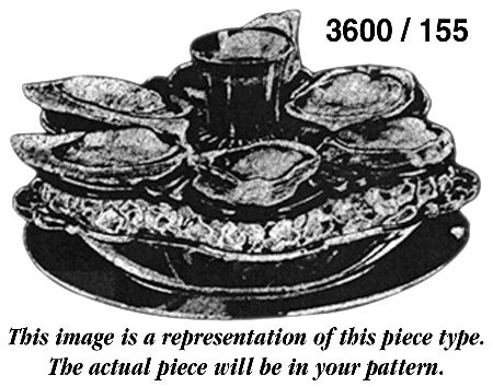 Martha Emerald Green Martha 155 4 Piece Oyster Service