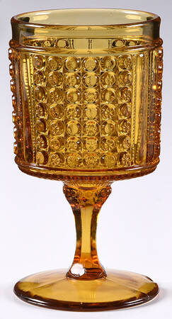 Three Panel Amber by Richards &amp; Hartley Glass Company