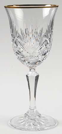 Richmond (Gold Trim) Wine Glass