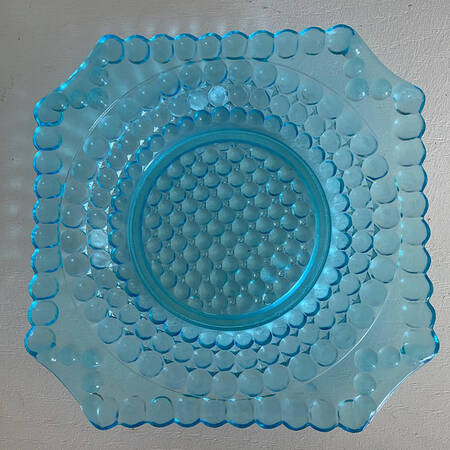 Thousand Eye Blue by Richards &amp; Hartley Glass Company