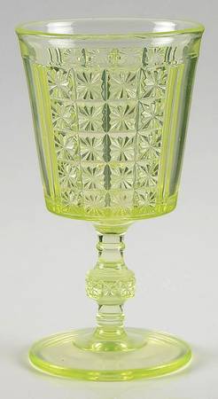 Two Panel Vaseline by Richards &amp; Hartley Glass Company