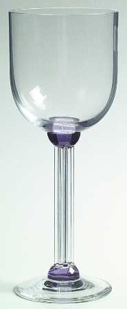 Chicago Amethyst Water Goblet by Sasaki