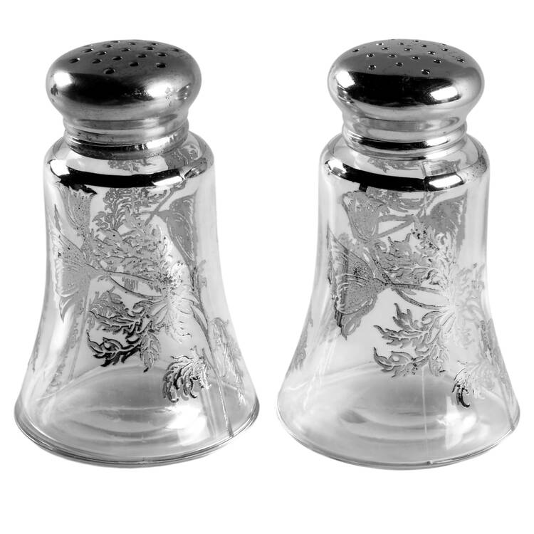 Flanders Clear Shaker Set with Metal Lids
