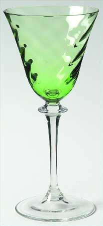 Garda Green (Swirl Optic) Sherry Glass