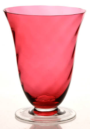 Garda Rose (Swirl Optic) Footed Dessert