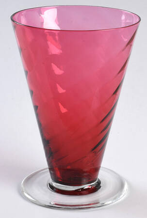 Garda Rose (Swirl Optic) Footed Tumbler