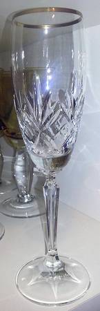 Chantilly Gold Fluted Champagne