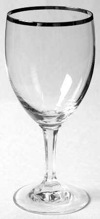 Meran Platinum Water Goblet