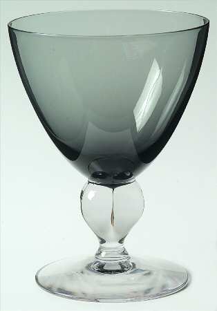Charcoal (Stem #526) Water Goblet